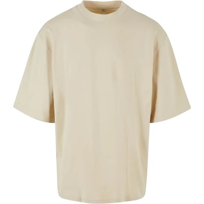 Build Your Brand - Oversized Sleeve T-Shirt - Sand maat XXL