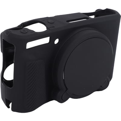 Étui en Silicone Adapté pour Appareil Photo Numérique SX740 SX730 Antidérapant Anti-rayures Étui Souple pour Appareil Photo Housse de Protection noir