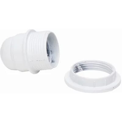 Kopp Lamphouder E27 Met Kraag En Ring Wit