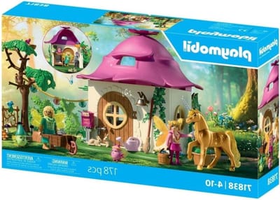 Magisch Eenhoorn Huis - Fairy House - Creatief Spelen - Met Lichtgevende Garland - Stk - Multicolour
