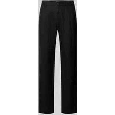 Tapered linnen broek met riemlusjes model 'OSBY JOGGER'