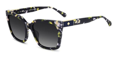 Kate Spade KS LILAH 2/G/S Black multicolor 55/19/140 WOMAN Zonnebrillen