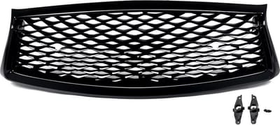 Grille Jettrax - Voorbumper Bovenste Grille - Voor Infiniti Q50 (2018-2022) - JDM Gloss Zwart