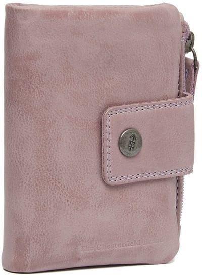 The Chesterfield Brand Leren Portemonnee Mavona Wallet Lavender Lilac Oud roze