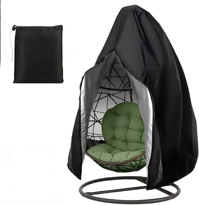 Beschermhoes voor Hangstoel met Rits van Oxford Stof 210D 115 x 190 cm - Waterdicht, UV-Bescherming en Buiten Gebruik