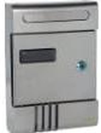 Brievenbus - Postbus brievenbak - Post ontvangen - Afsluitbaar cilinderslot - 20 x 7 x 29 cm - Antraciet