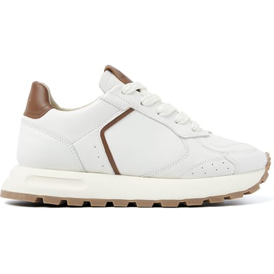 Nubikk Rose Nomad (l) Off White Leather - Cognac Größe: 36 | Trainers Outlet | Damen | Weiß