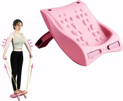 Kuitstretcher - Verstelbare Hellingsplank - 3 Niveaus - 300 kg - Met Weerstandsband - Spiertraining Slant Board