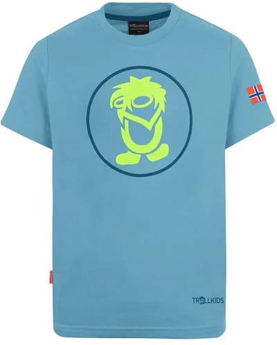Trollkids Troll T-shirt Met Korte Mouwen Blauw 110 cm Kinderen