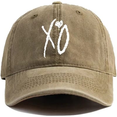 Xo The Weeknd Baseballpet Verweerde Petten Pet Mannen Retro Buiten Zomer Verstelbaar Papa Hoed Mode Adjustable gray