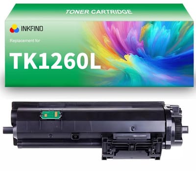 INKFIND TK-1260L Zwart tonercartridge compatibel met Kyocera TK1260 TK-1260 L (14000 pages) Zwart geschikt voor Kyocera ECOSYS PA4000x/wx - 1-pack Zwart