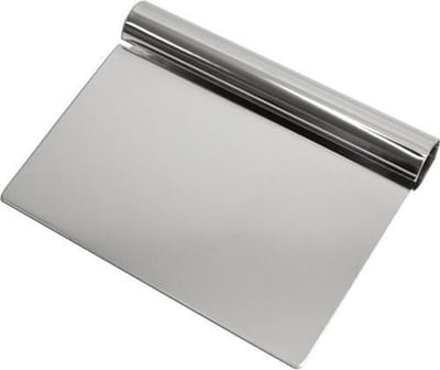 *** 2 Stuks Luxe RVS Deegschraper - Set Deegsnijders - Deegkrabber - Beslagschraper - Duurzaam RVS van Heble® ***
