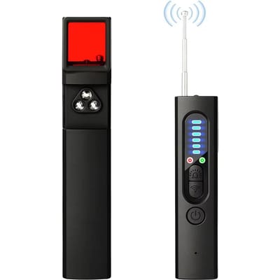 MINI T15 Détecteur de caméra multifonction GSM Audio Erreur Finder Signal GPS de voiture RF Tracker Détecter l'objectif de la caméra sans fil Appareil Finder noir
