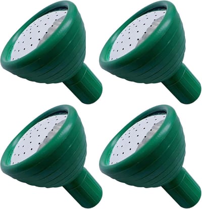 Gieterkop 4 stuks - Rozenkop sproeier - Planten water geven - Universele 23mm aansluiting - Niet gespecificeerd - Groen