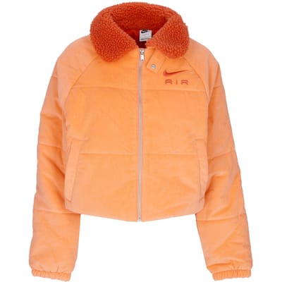 Korte jas Dames Sportkleding Air Therma-fit Corduroy Winterjas Oranje Trance/mantra Oranje