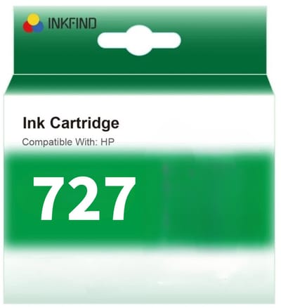 INKFIND 727 foto Zwart vervangt HP727 HP 727 (B3P23A) inktcartridge foto zwart hoge capaciteit - 1-pack Photo Black