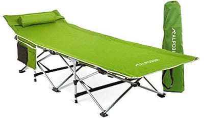 Opvouwbaar Campingbedje - Lichtgewicht en Comfortabel Eenpersoonsbed voor Binnen en Buiten - Tot 300 lbs Capaciteit