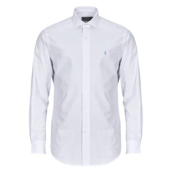 Overhemd Lange Mouw Polo Ralph Lauren CHEMISE COUPE DROITE EN POPELINE MICRO MOTIF