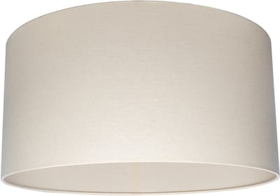 Uniqq Lampenkap linnen transparant 50 cm rond – 25 cm hoog