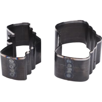 2 STKS Leren Ponsmessen Schoenvorm Snijmes Holle Pons Snijder voor Handwerk Sieraden Maken black