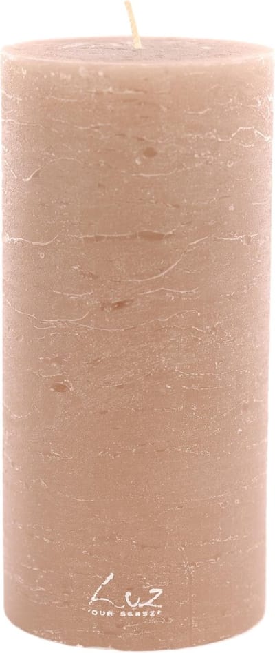 Rasteli Luz Your Kaars Cilinder Roze D 9 cm H 19 cm