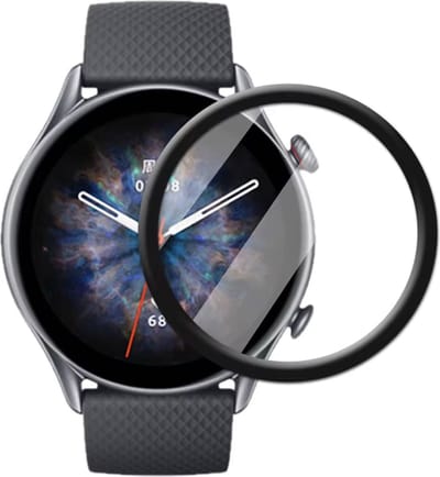 Screenprotector Amazfit GTR 3 Pro – Volledige Cover – Hoge kwaliteit screen protector – Amazfit GTR 3 Pro Accessoire – PMMA Screenprotector – 1 stuks – TechDefend