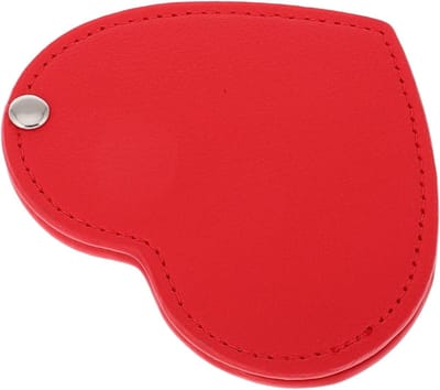 Hartvormig Make-up Spiegel - Zakspiegel Dames - Make-up Aanbrengen - Verstelbare Hoek - 9 x 8 cm - Veelkleurig