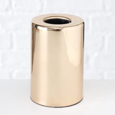Tafellamp - Metaal - Goud - Lamp houder - met snoer schakelaar - 12cm - Ø8cm
