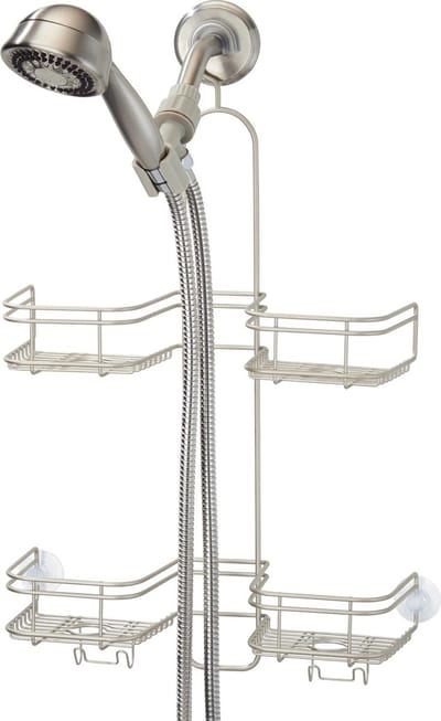 iDesign Doucherek met ophanghaak - Beige - Ophangen zonder boren