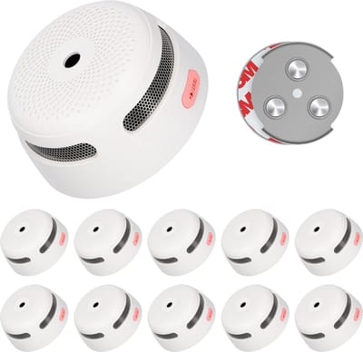 X-Sense XS01 Rookmelder met magneet montage - 10 Rookmelders - 10 jaar batterij - Compact design - Voldoet aan Europese norm - Brandalarm zonder boren