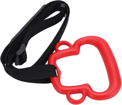 Gymnastiekringen voor Kinderen - Klimringen Turnen - Kracht Oefenen - Verstelbare Lengte - Tot 80 cm - Rood