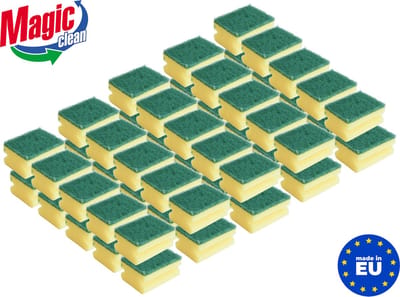 Schuursponsjes 50 stuks Professioneel - Grip - Voordeelverpakking Afwas Horeca Keuken