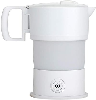 Elektrische Waterkoker - Opvouwbare Koker - Reizen en Keuken - Voedselveilig Siliconen - 06 Liter - Wit