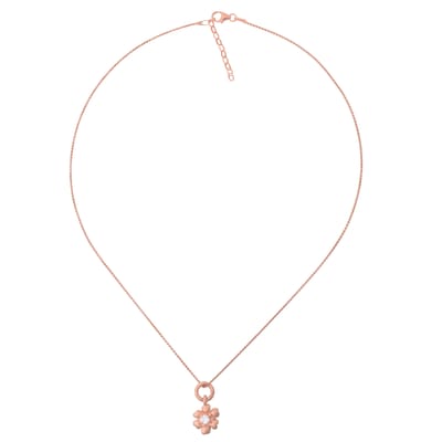 Orphelia Dames 925 Sterling Zilveren Ketting met Hanger - Roze ZH-4854/1