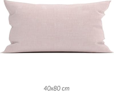 Zohome Lino Kussensloop - Roze - 40x80cm - Roze