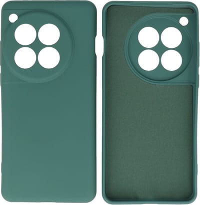 Hoesje Geschikt voor de OnePlus 12 - Fashion Backcover Hoesje - Colorful Telefoonhoesje - Donker Groen