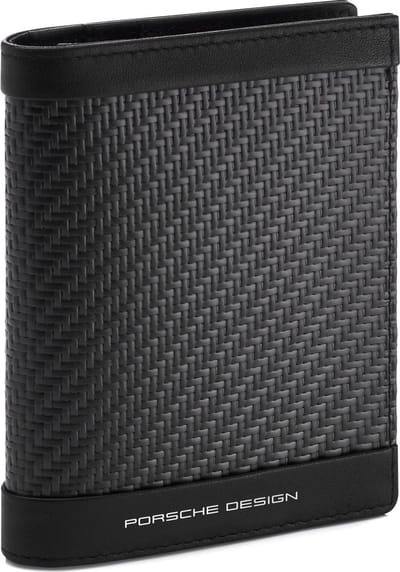 PORSCHE DESIGN Kaarthoes Carbon Billfold 6 US Black Zwart Grijs