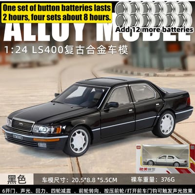 1:24 Lexus Ls400 Ucf10 Luxe Auto Legering Metaal Diecast Model Auto Huisdecoratie & Computer Desktop Ornamenten Vakantie Cadeau Speelgoed