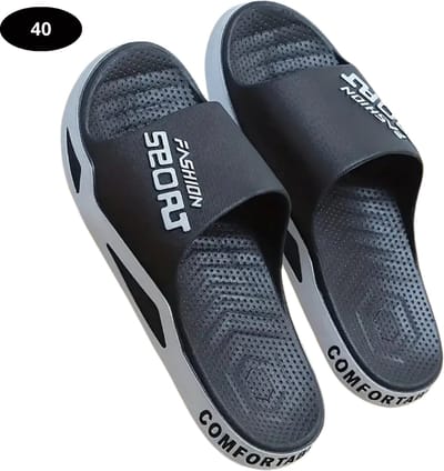 Nivard Badslippers Dames & Heren - Comfortabel - Flip Flops - Sauna - Zomer - Zwart - Maat 39