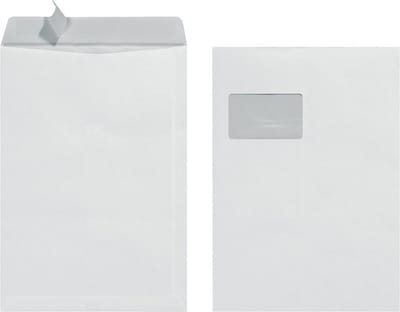 Herlitz envelop - DIN C4 - met venster - wit - 25 stuks