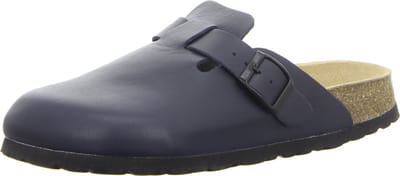 Natural Sense unisex pantoffels klomp leer blauw 1095024