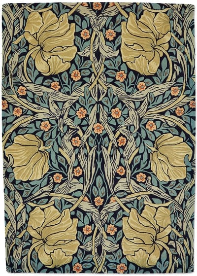 Morris & Co Pimpernel Indigo 28818 - 140 x 200 cm