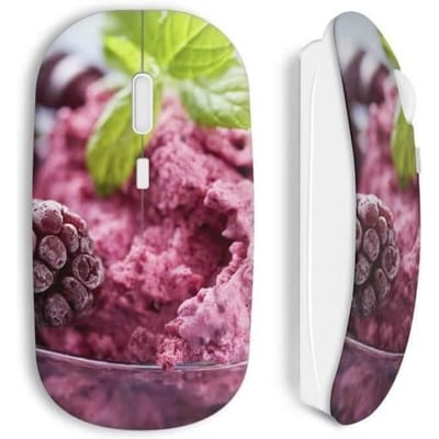 Souris Sans Fil Framboise sur glace