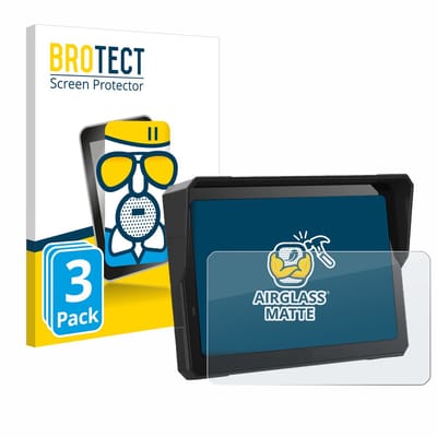 BROTECT - Screenprotector voor Carpuride W702 Pro / W702B Pro 7" - Folie Beschermfolie Beschermglas matte 3 Stuks