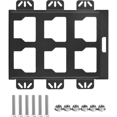 Montageplaat Halve Plaat Vervanging voor Milwaukee Packout Gereedschapskisten, 50 lbs Wandmontage Organizer voor Gereedschapsopslag en