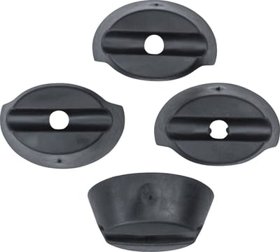 Basil Rubber Ring - voor Basil Buddy Space Frame - 4 Stuks - Zwart