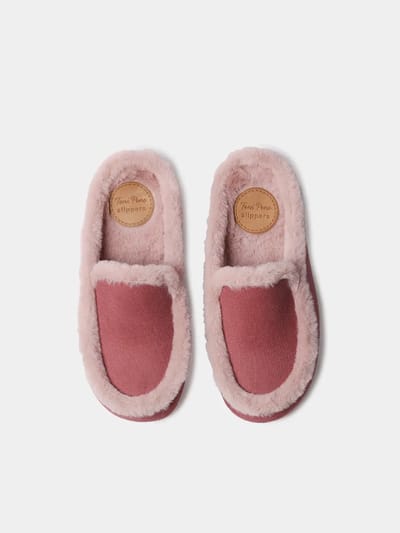 Huisslipper in klompvorm met binnenvoering voor dames | MUNIC-BD