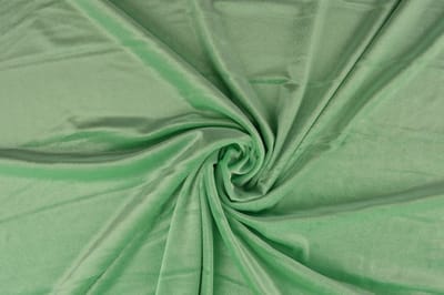 10 meter stretch fluweel - Mintgroen - 93% polyester - 7% elastaan