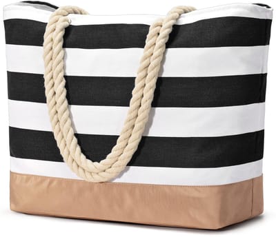 Unyqoos® Stijlvolle en Ruime Strandtas met Waterdichte Eigenschappen voor Dames