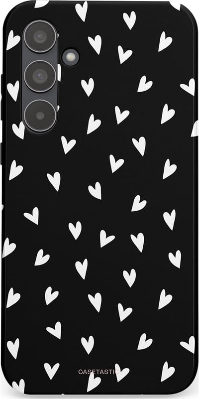 Casetastic Hoesje Geschikt voor Samsung A55 - Stijlvolle Beschermende Duo-layer Case - Stippen Hart
